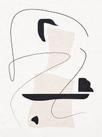 Organic abstract art - earthy tones