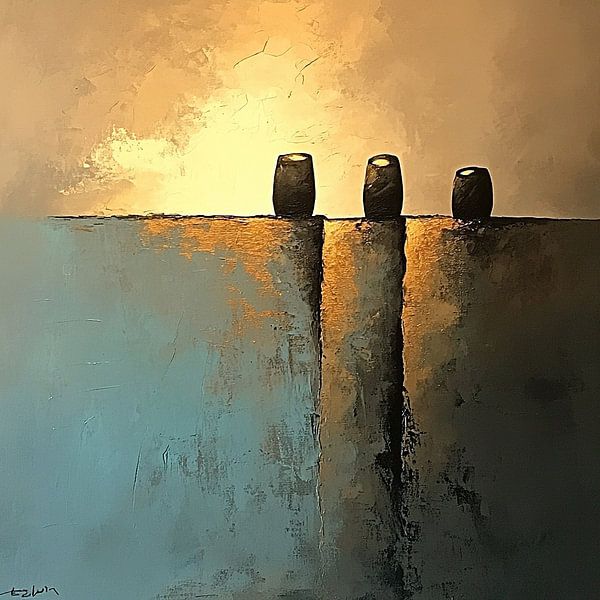 Observateurs au-delà de la crevasse par Zen et Plus