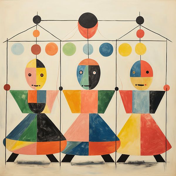 Danse des formes et des couleurs par Art Lovers