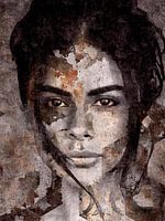 Schönes Braun - Porträt - Frau