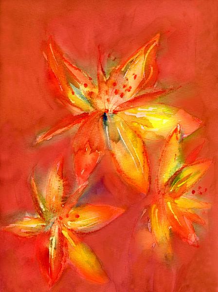 Flamme rouge par Claudia Gründler