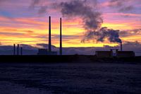 Poolbeg view Christmas Eve on Bull Island 