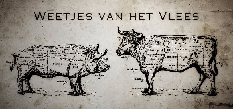 Faits sur la viande (Café des bouchers) par Kurt Schraepen