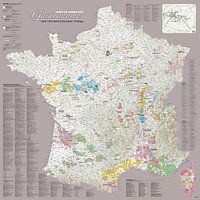 Carte de France des Gastronomes ambiance MASTIC (mise à jour 2024)
