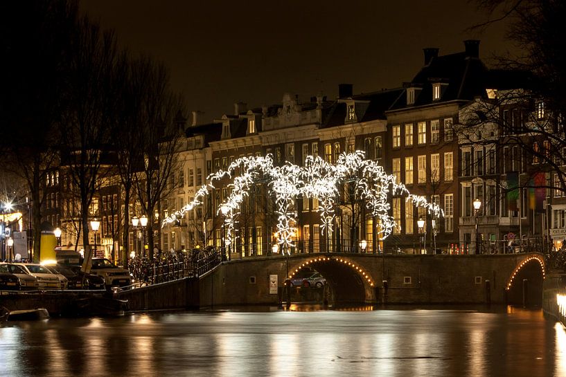 Spider on the Bridge, Amsterdam Light Festival 2019 von Stephan Neven