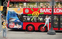 Espagne, Barcelone, visite en bus
