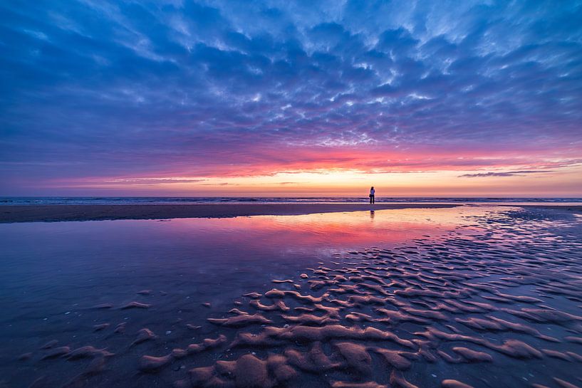 Sunset with reflection by Yanuschka | Fotografie Noordwijk