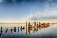 Paesens Moddergat Sonnenuntergang