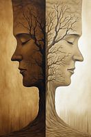 Baum Portrait Spiegelung