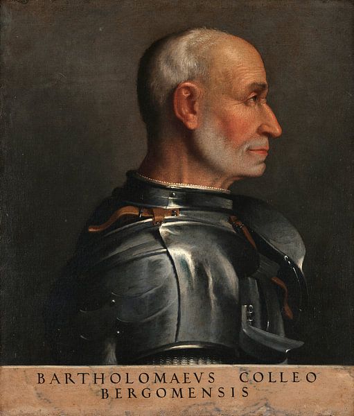 Portrait of Bartolomeo Colleoni, Giovanni Battista Moroni by Masterful Masters