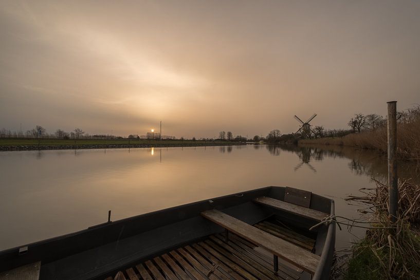 Windmühle De Vrijheid bei Marienwaerdt von Moetwil en van Dijk - Fotografie