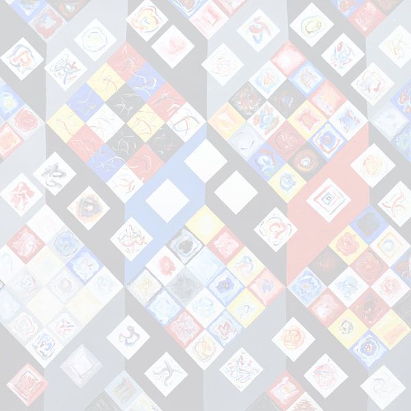 EH PAINTING ART 2007 #0247 Mosaik Softone von Willem Hartgers