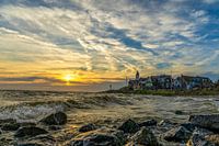 sunset from Urk beach