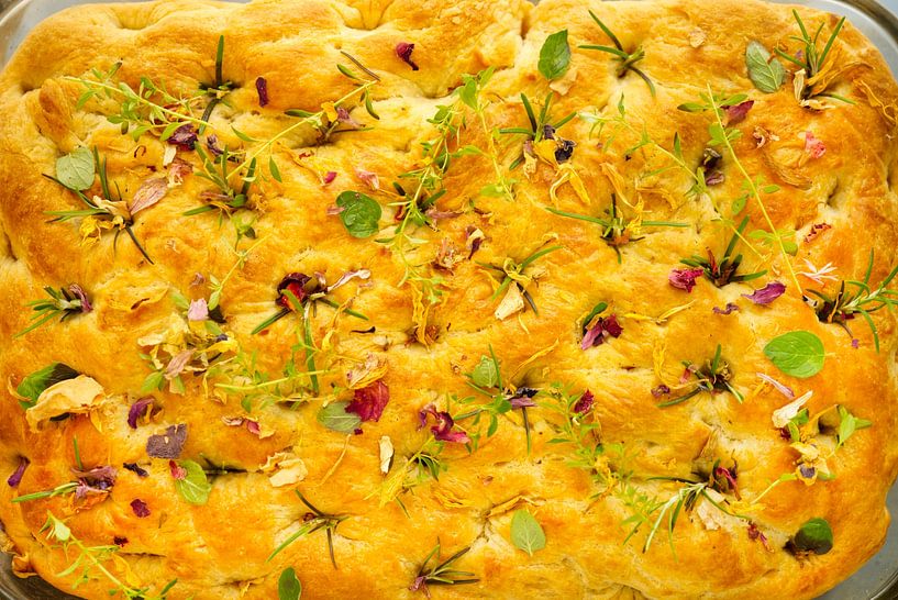 Focaccia-Italian Brot von Iris Holzer Richardson