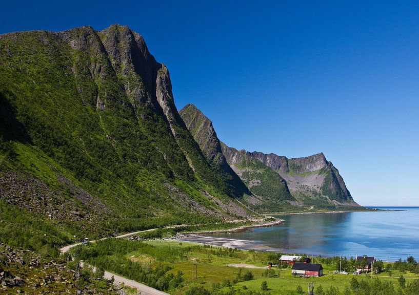 La côte sur Senja en Norvège par Anja B. Schäfer
