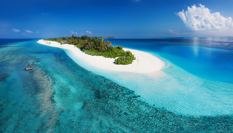 Plages de rêve avec île par Mustafa Kurnaz