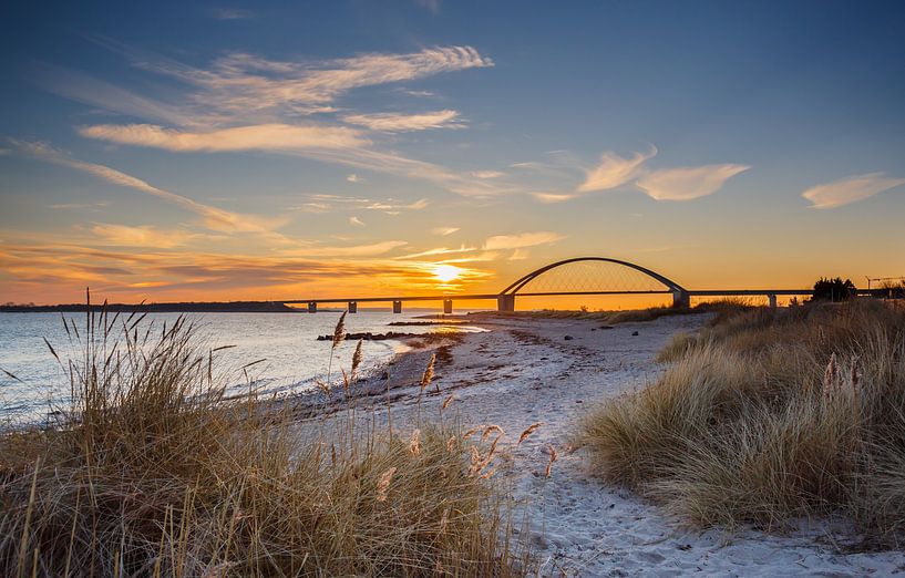Brücke über den Fehmarnsund von Werner Reins