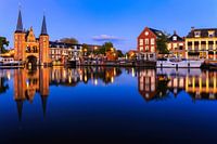 Waterpoort in Sneek in der Dämmerung