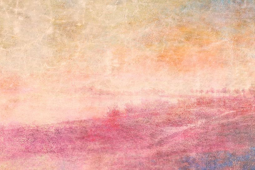 Landschaft in Pastelltönen von Diana Mets